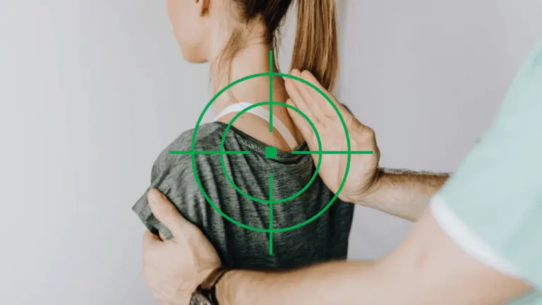 An osteopath working on a patients sore back